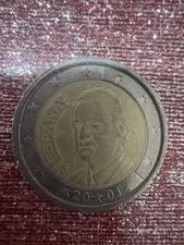Moneta Da 2 Euro 2001 Espana