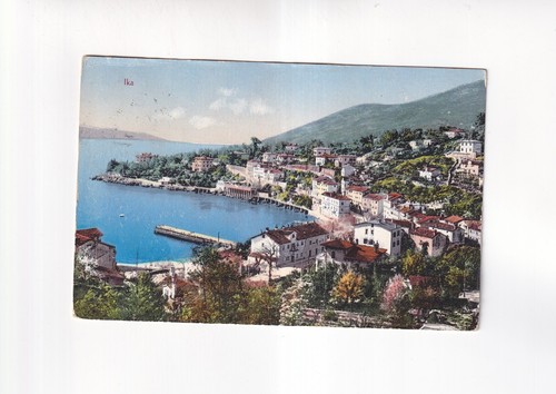 9264 cartolina ika abbazia - ak,