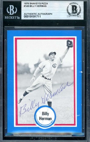 Autografo billy herman beckett - billy,