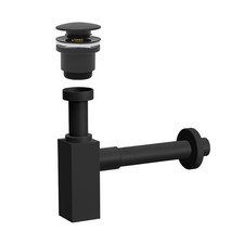 Sifone lavabo a canna quadrata