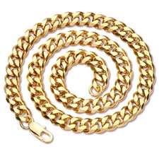 Ucevi Catena Maglia Cubana Oro