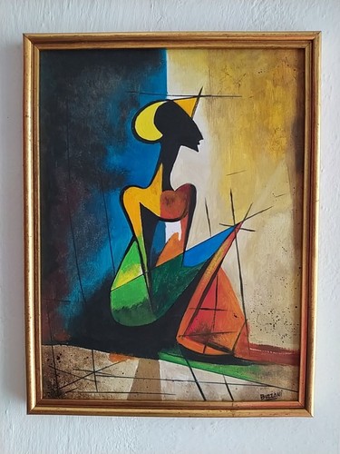 Quadro dipinto mano olio su - quadro,