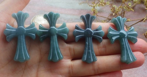 1pz ciondolo verde birmania - 1pz,