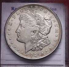 NL* USA 1 DOLLARO ARGENTO SILVER MORGAN 1921 Conservazione TOP LUSTRO super prez