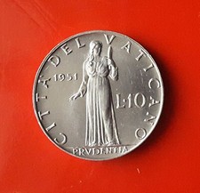 10 LIRE 1951 VATICANO [K356]