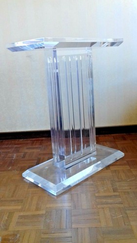Piedistallo tavolo plexiglass