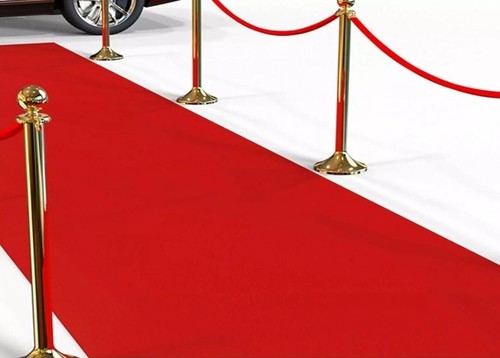 Tappeto rosso passatoia - rosso,