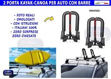 Portacanoa Kayak in auto kit porta canoe per barre set da 2 con in car tetto di