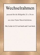 Telaio in legno naturale legno