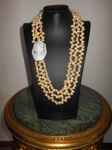 Maestosa collana merletto - collana,