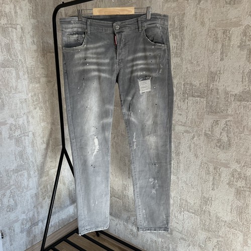 Jeans slim dsquared2 grigio - jeans,