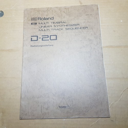 Manuale roland tedesco - roland, d