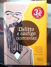 DELITTO E CASTIGO di Dostoevskij - libro ITALIANO COMPLETO D10
