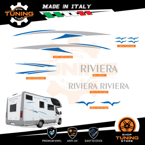 Kit adesivi camper - kit, riviera