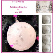 Set 5 palline di natale