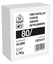 PUNTI PER FISSATRICE PNEUMATICA MOD. 80 mod. 80/6 - cf. 10000 pz ROMEO MAESTRI