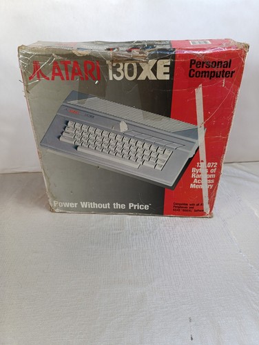 Boîte vide atari 130xe - boîte,