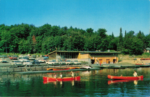 Cartolina portage store - store, canoe