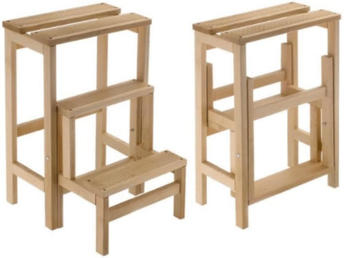 Sgabello scala legno di - in,