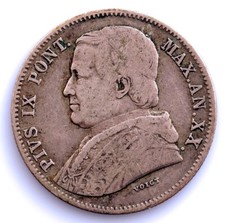 Vaticano-Pio IX. 20 Baiocchi