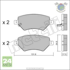 Kit Pastiglie freno Metelli