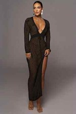 Vestito Abito Elegante Lungo