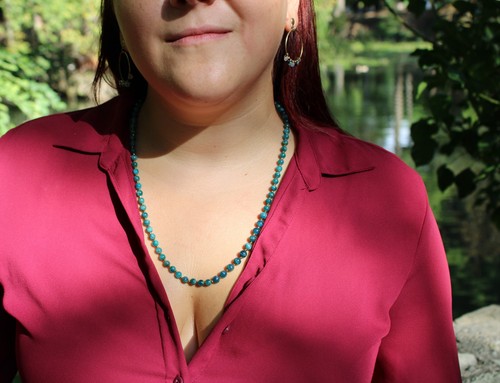 Collana apatite blue - collana,