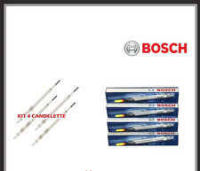 KIT 4 CANDELETTE BOSCH 0250203002 FIAT DOBLO FIORINO QUBO STRADA 1,3 MTJ