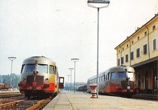 AL14-4D) SERIE FERROVIE DELLO STATO ALN 772 STAZIONE DI SALUZZO CUNEO TRENO