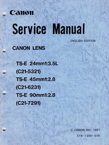 Canon 24mm 5l ts e - ts-e, 1:3.5l,