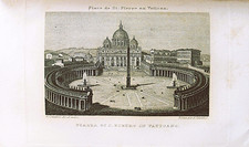 Stampa antica Piazza San