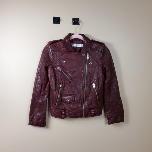 Giacca moto iro vintage rossa - giacca,