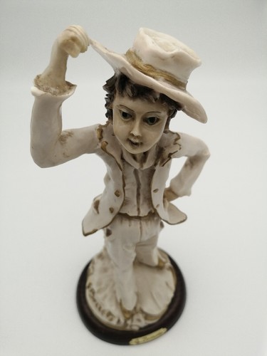 Statua porcellana barbetta - statua,