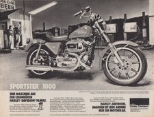 Harley-Davidson Sportster 1000 - Pubblicità Pubblicità Pubblicità Originale 1979