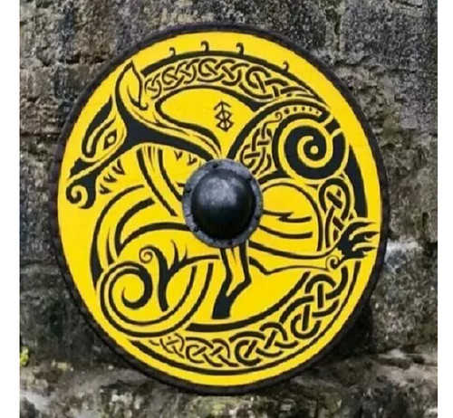 Scudo vichingo guerriero - , 24"