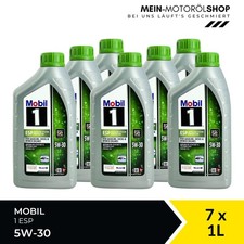 Mobil 1 ESP 5W-30 VW 507 504 MERCEDES OPEL BMW LL-4 ACEA C3 7x1 litri = 7 litri