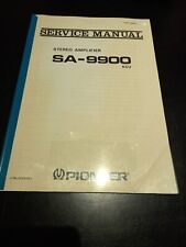 MANUALE / ISTRUZIONI PIONEER SA- 9900 STEREO AMPLIFIER