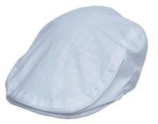 Cool4 lino flatcap bianco