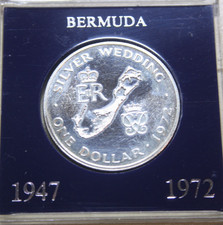 Bermuda 1 dollaro 1972 argento
