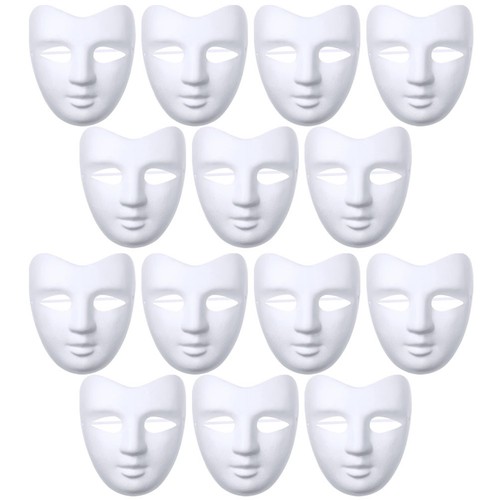Pcs maschera bianca da - pcs,