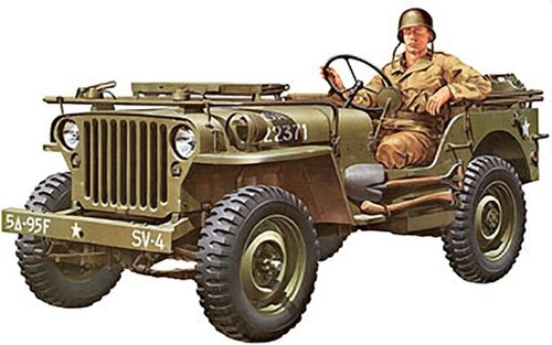 Modellino tamiya jeep willys - modellino,