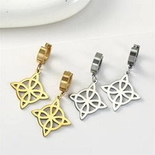 Orecchini a cerchio in acciaio