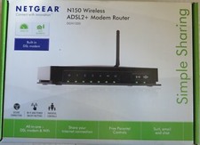 Netgear N150  Wireless ADSL2+ modem router DGN1000 4 porte, confezione completa