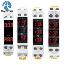 Voltmetro AC 80-500V 100A DIN