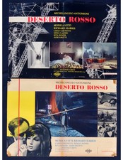 fotobuste DESERTO ROSSO michelangelo antonioni monica vitti renoir cervi F187