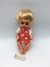 VINTAGE# BAMBOLA VINILE GOMMA MADE GDR germany  ANNI 60 26 CM NUOVA  # [JC]