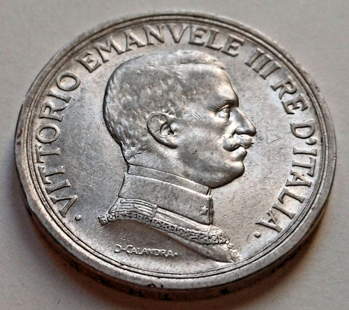 Moneta 1917 italia regno - moneta,