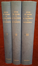 STUDI IN ONORE DI CALDERINI e PARIBENI - 3 volumi - CESCHINA 1956/57