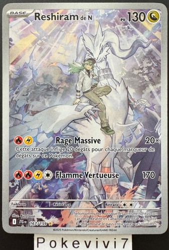 Carte pokemon reshiram - carte,