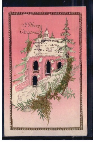 Cartolina buona natale merry - cartolina,